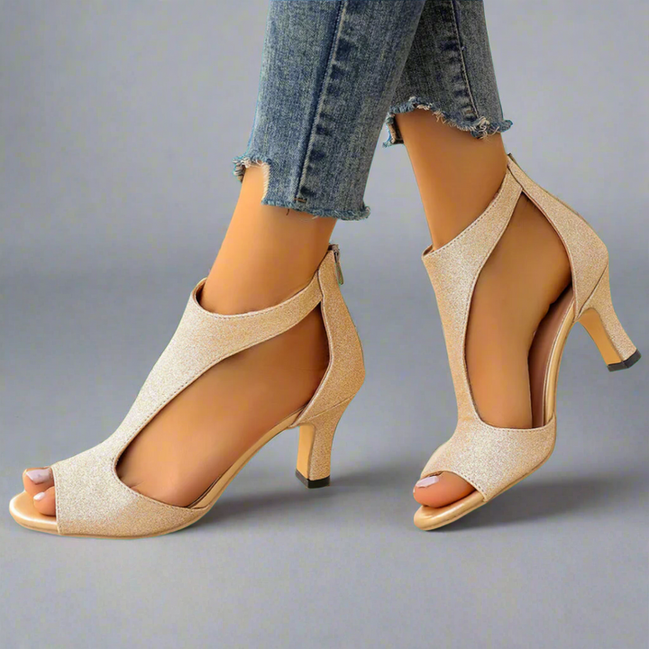 Beatrice™ | Elegant and Comfortable Heeled Sandals