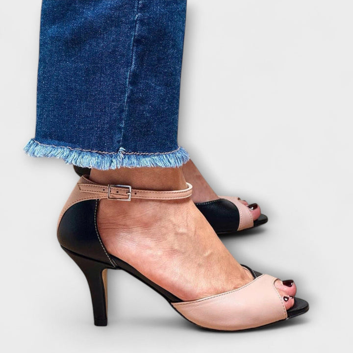 Noirella™ | Elegant Heels with Strap