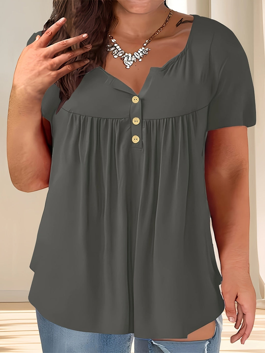 Hilla™ | Fresh and Relaxed Blouse for Summer Days