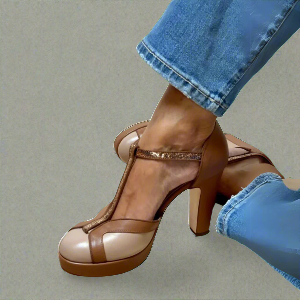 VITTORIA | MARY JANE WITH HIGH RETRO HEEL