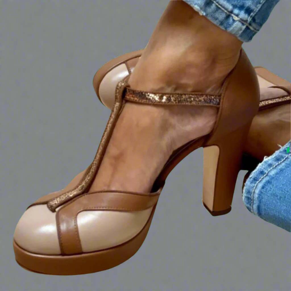 VITTORIA | MARY JANE WITH HIGH RETRO HEEL