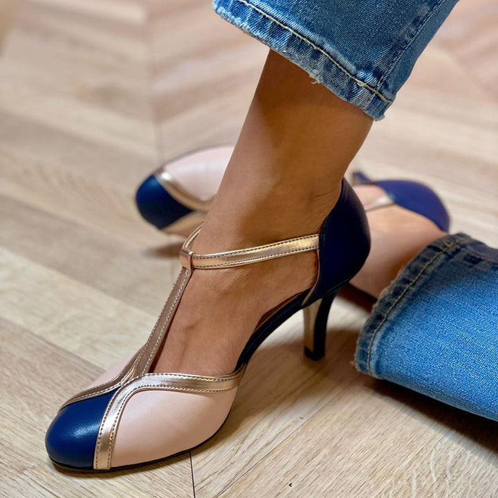 Alessia™ | Colorful and Comfortable T-Strap Shoes