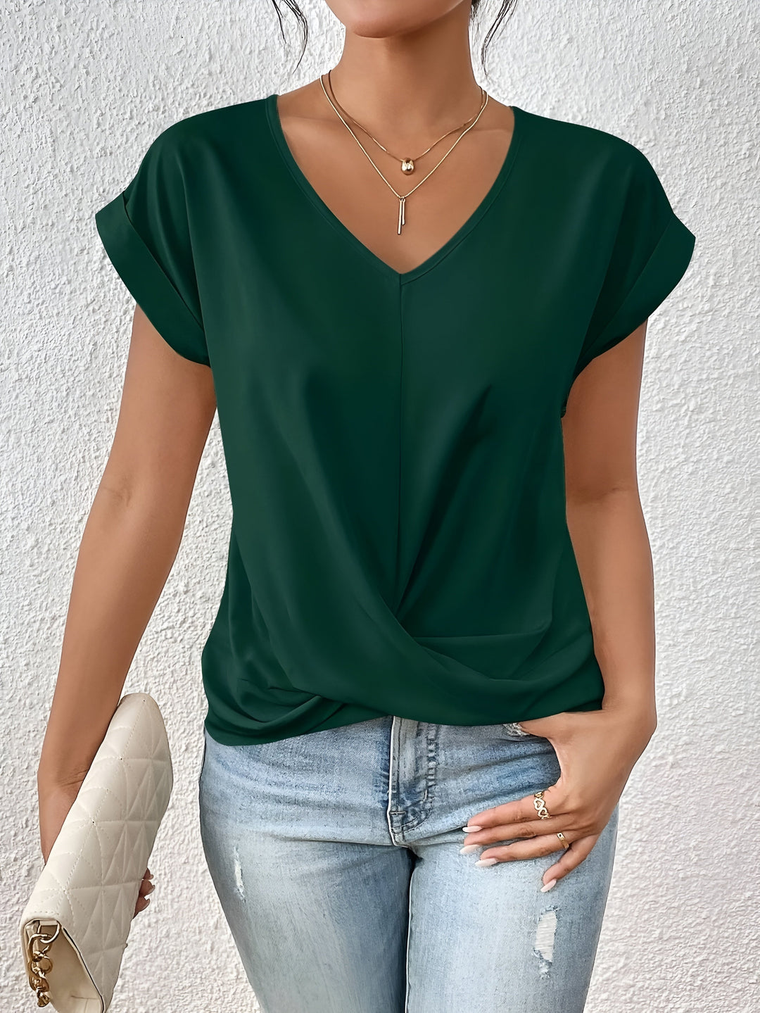 Joline™ | Heart-Shaped Neck T-Shirt