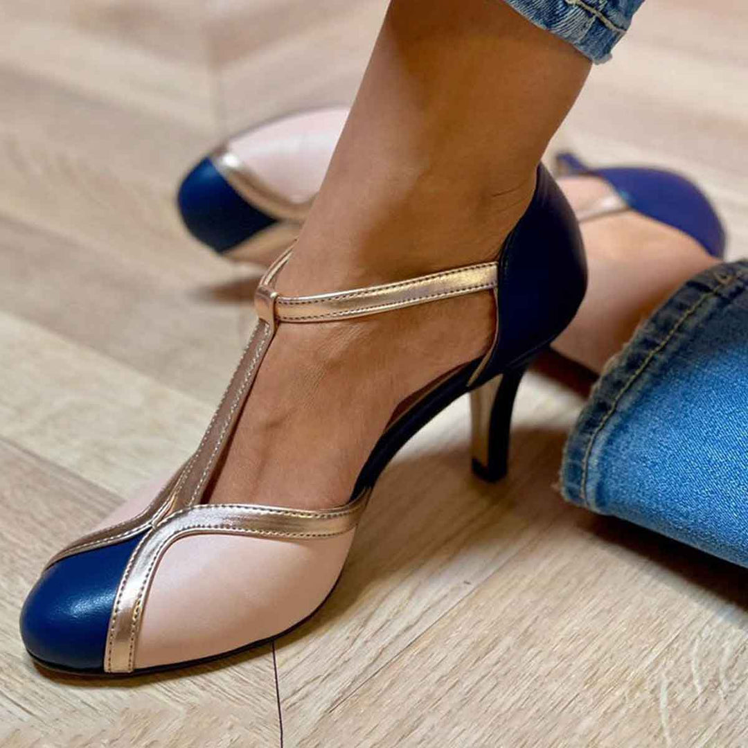 Alessia™ | Colorful and Comfortable T-Strap Shoes