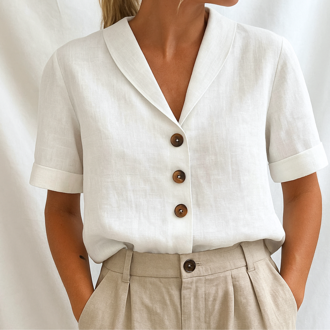 Saara™ | Timeless and elegant blouse for everyday and summer moments