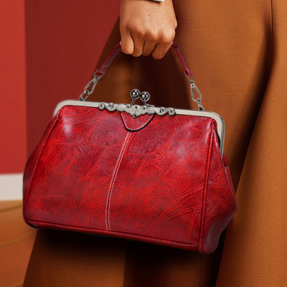 Mila | Vintage Flap Closure Handbag