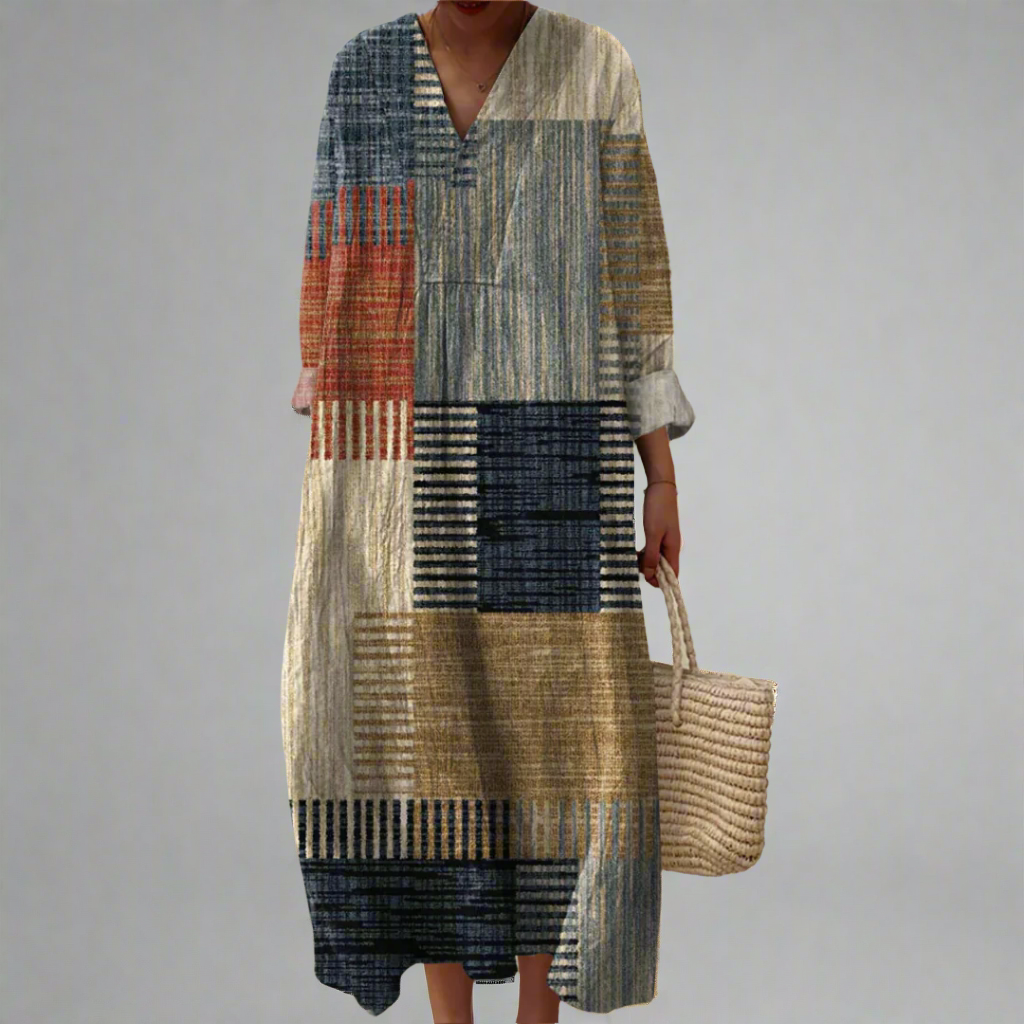 Harriet™ | Casual Maxi Dress in Earth Tones