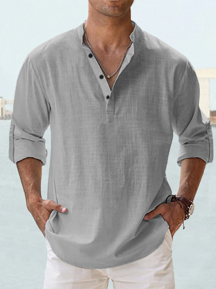 Sebastian- Breathable linen shirt