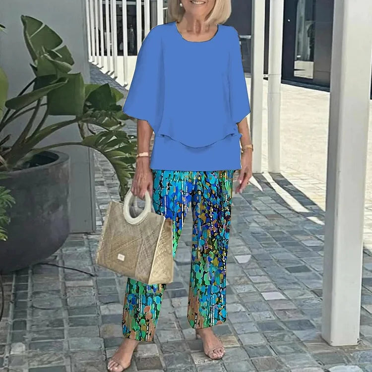Kate – Trendy two-piece printed set