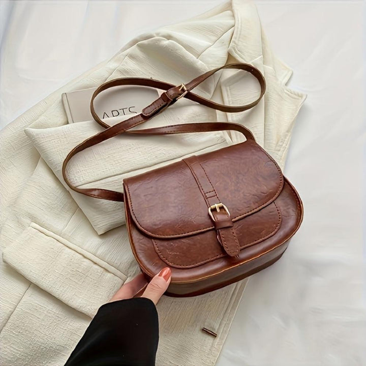 Evelyn™ | Classic Saddle-Shaped Crossbody Bag