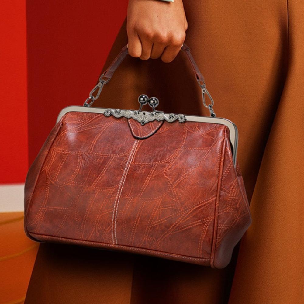 Mila | Vintage Flap Closure Handbag