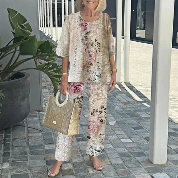 Kate – Trendy two-piece printed set