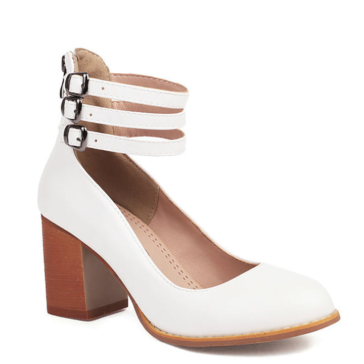 Allegra™ | Sandals with Strap and Thick Heel