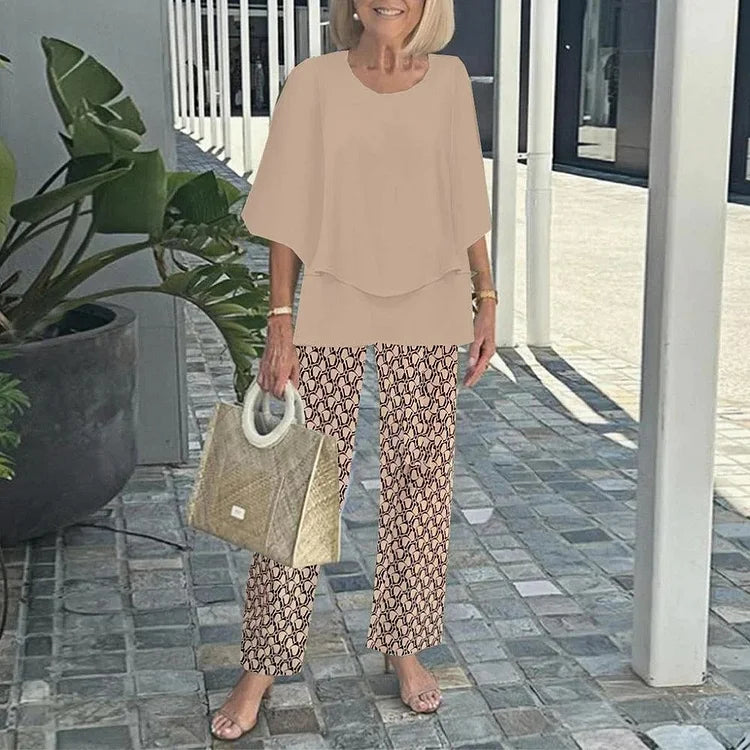 Kate – Trendy two-piece printed set