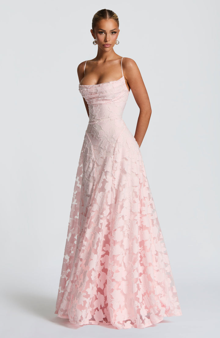 Zariah - Lace Corset Maxi Dress