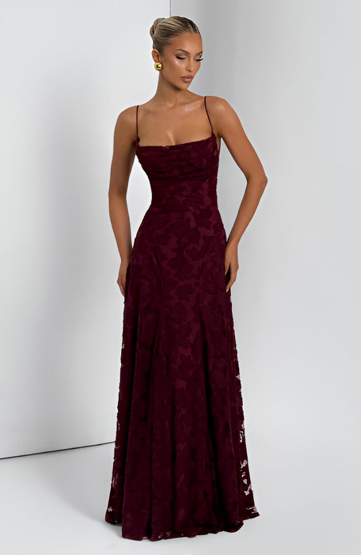 Zariah - Lace Corset Maxi Dress