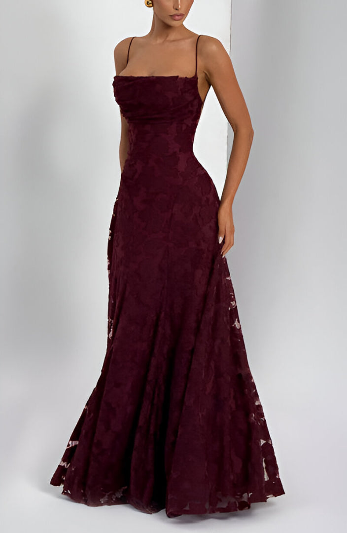 Zariah - Lace Corset Maxi Dress