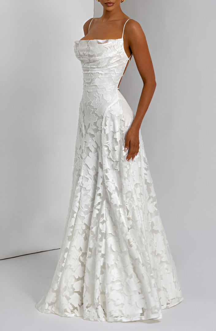 Zariah - Lace Corset Maxi Dress