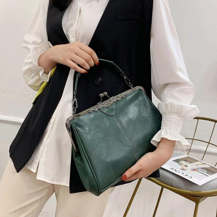 Mila | Vintage Flap Closure Handbag