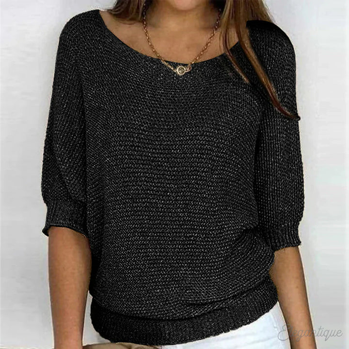 Sue™- Relaxed Knit Top