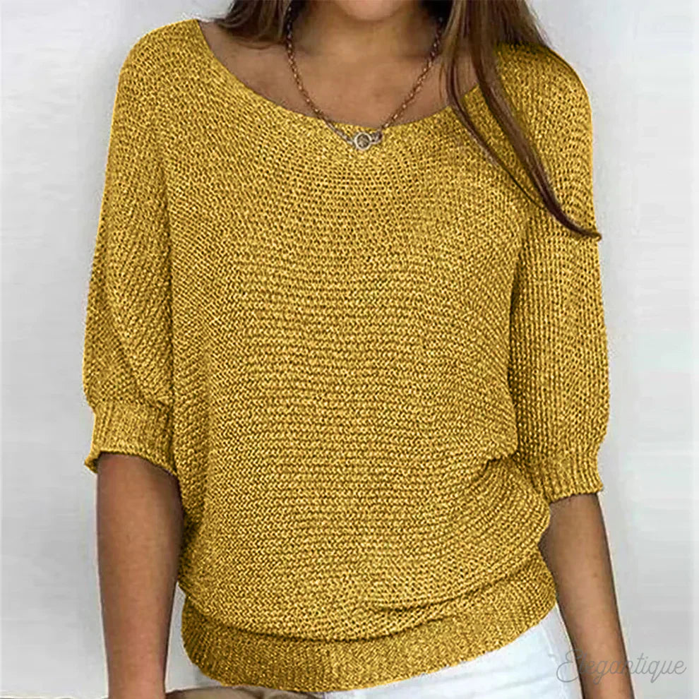 Sue™- Relaxed Knit Top