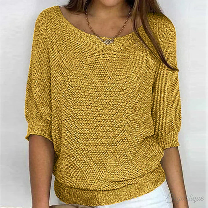 Sue™- Relaxed Knit Top