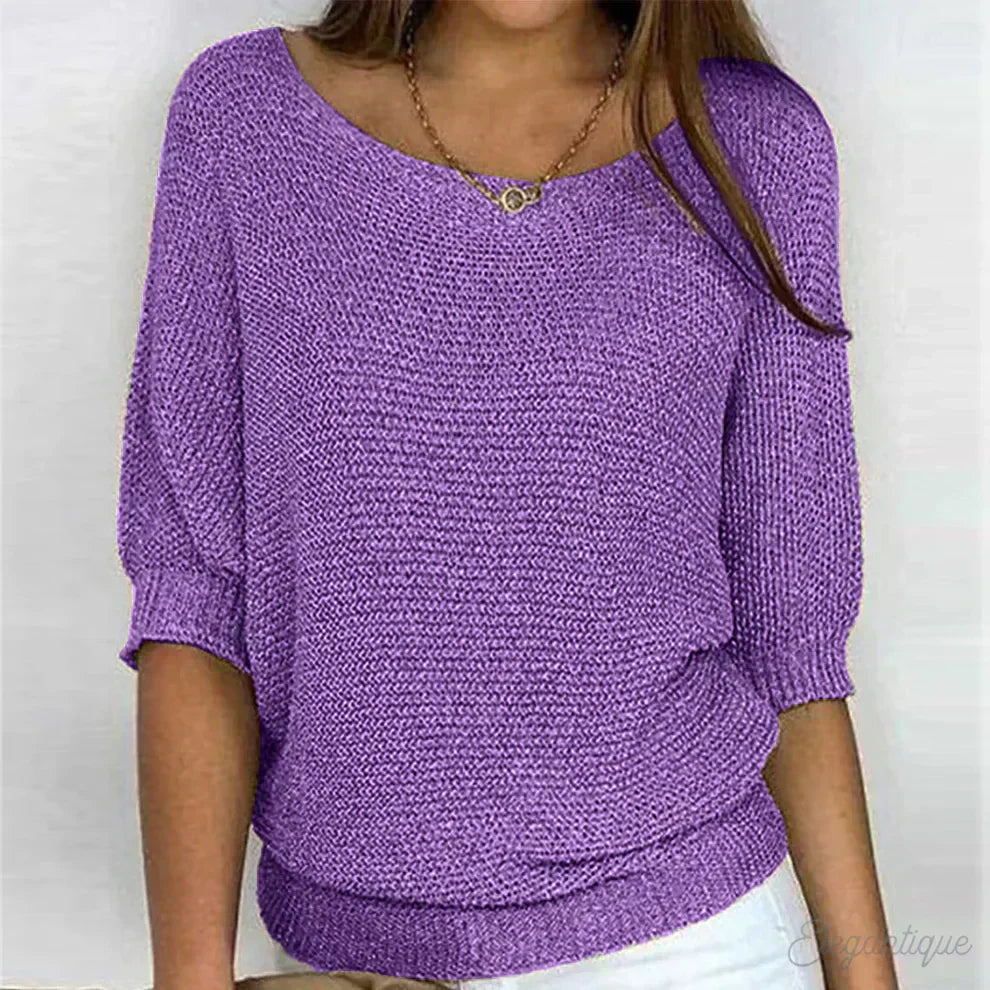 Sue™- Relaxed Knit Top