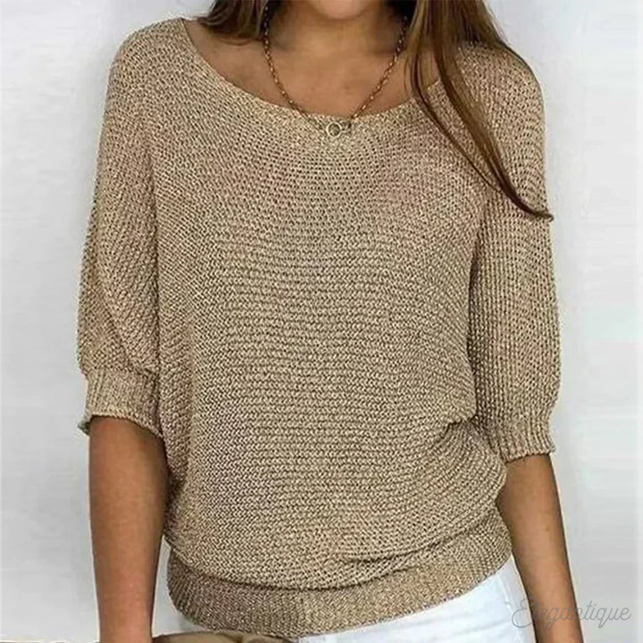 Sue™- Relaxed Knit Top