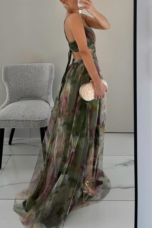 Samara - Enchanting Maxi Dress with Floral Print