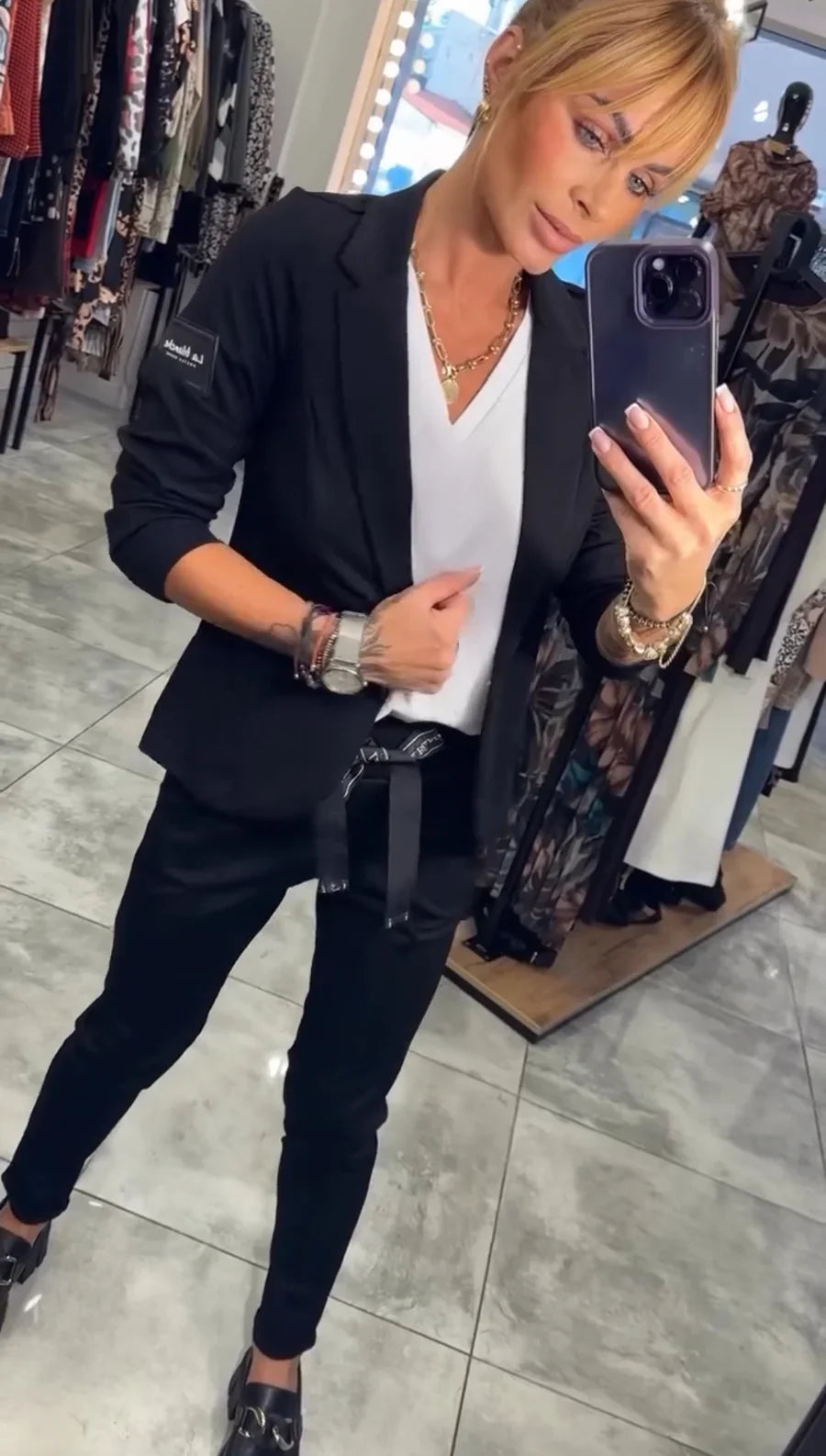 Bianca - Tailored Set with a soft Blazer and Casual Joggers