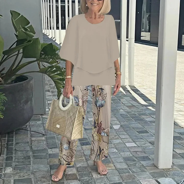 Kate – Trendy two-piece printed set