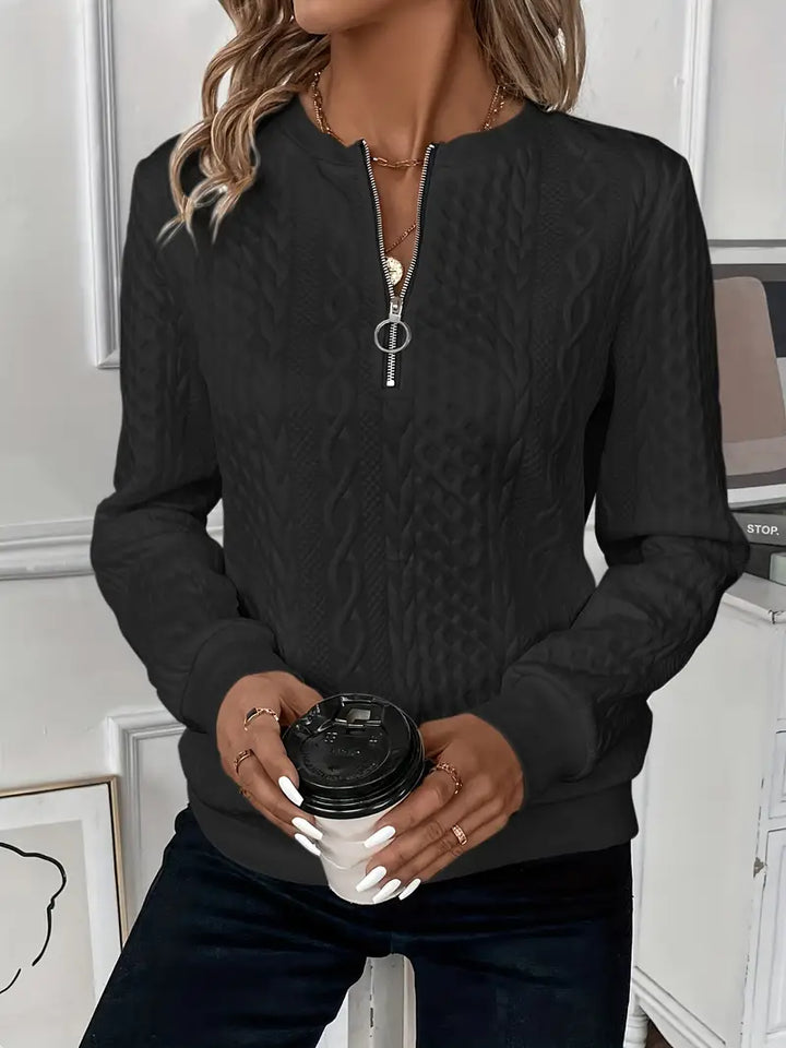 Chloe - Elegant Jumper with Zip