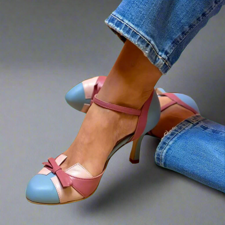 Raelynn - MULTICOLORED DECOLLETÉ WITH STRAP