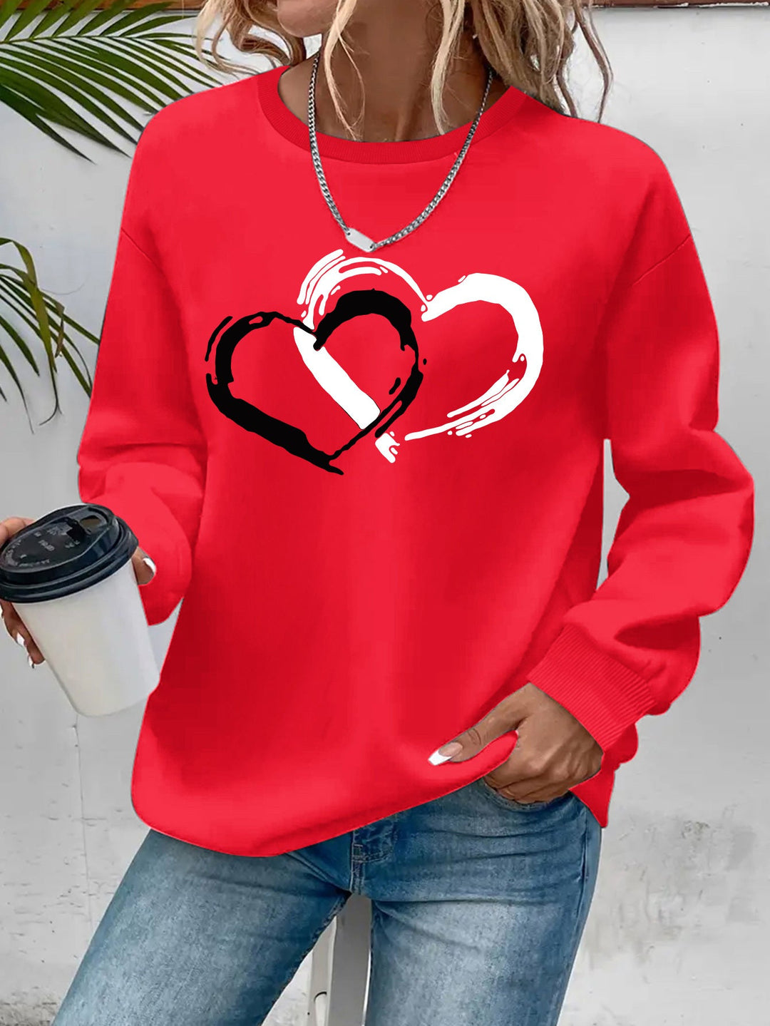 Eliza - Elegant Heart Sweater