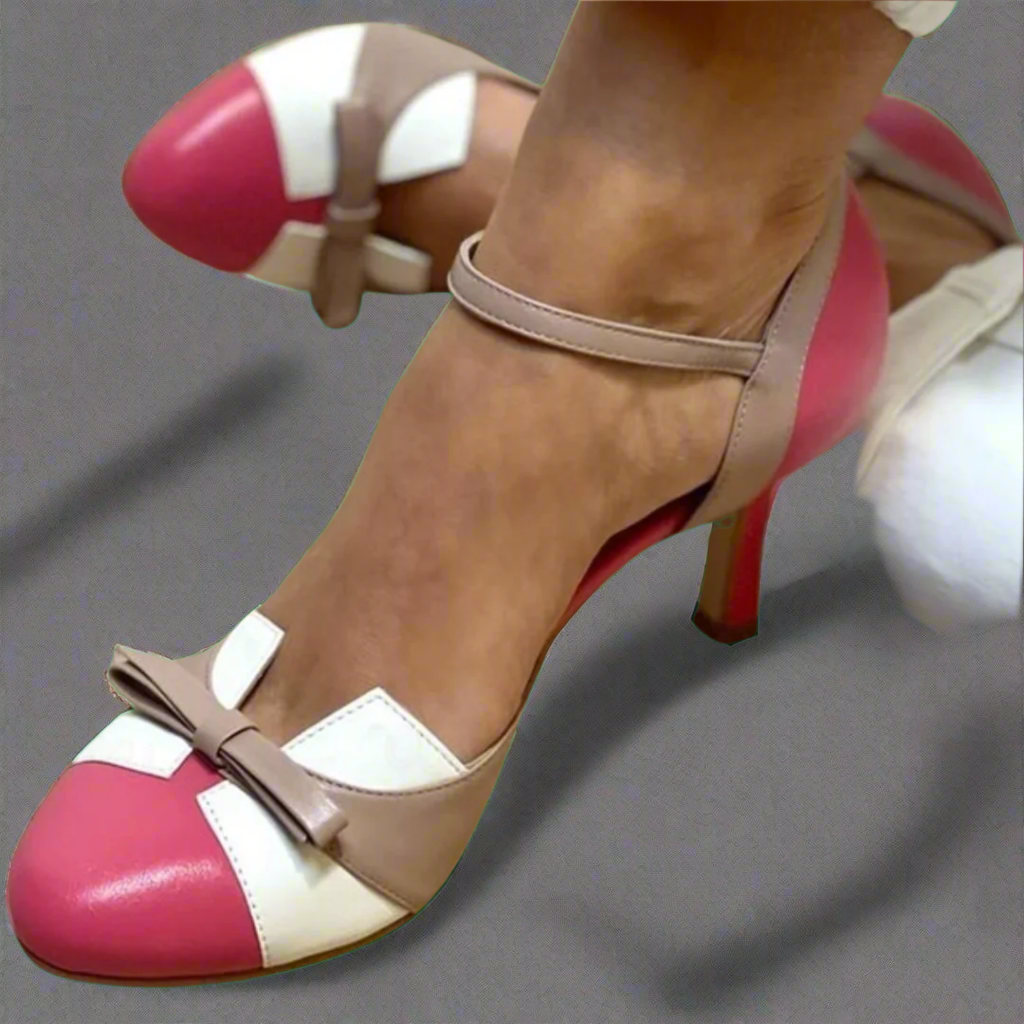 Raelynn - MULTICOLORED DECOLLETÉ WITH STRAP