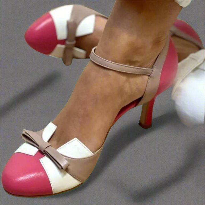 Raelynn - MULTICOLORED DECOLLETÉ WITH STRAP