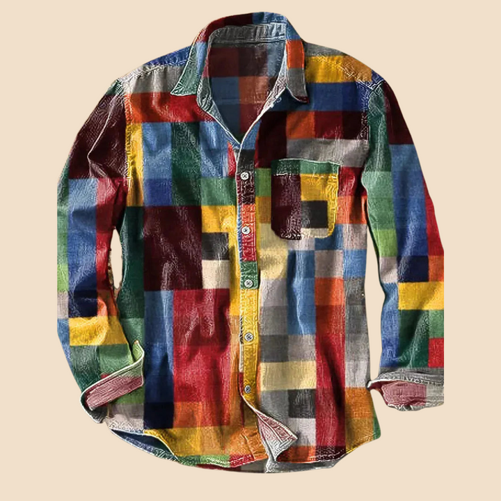 Austin - Vintage Rainbow Shirt