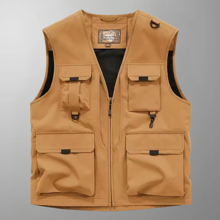 Hudson – Breathable cargo vest with multiple pockets