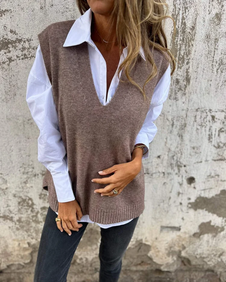 Emma - Knit Sweater Vest