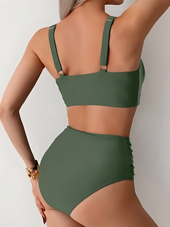 Molly – Bandeau Bikini with Ruffles