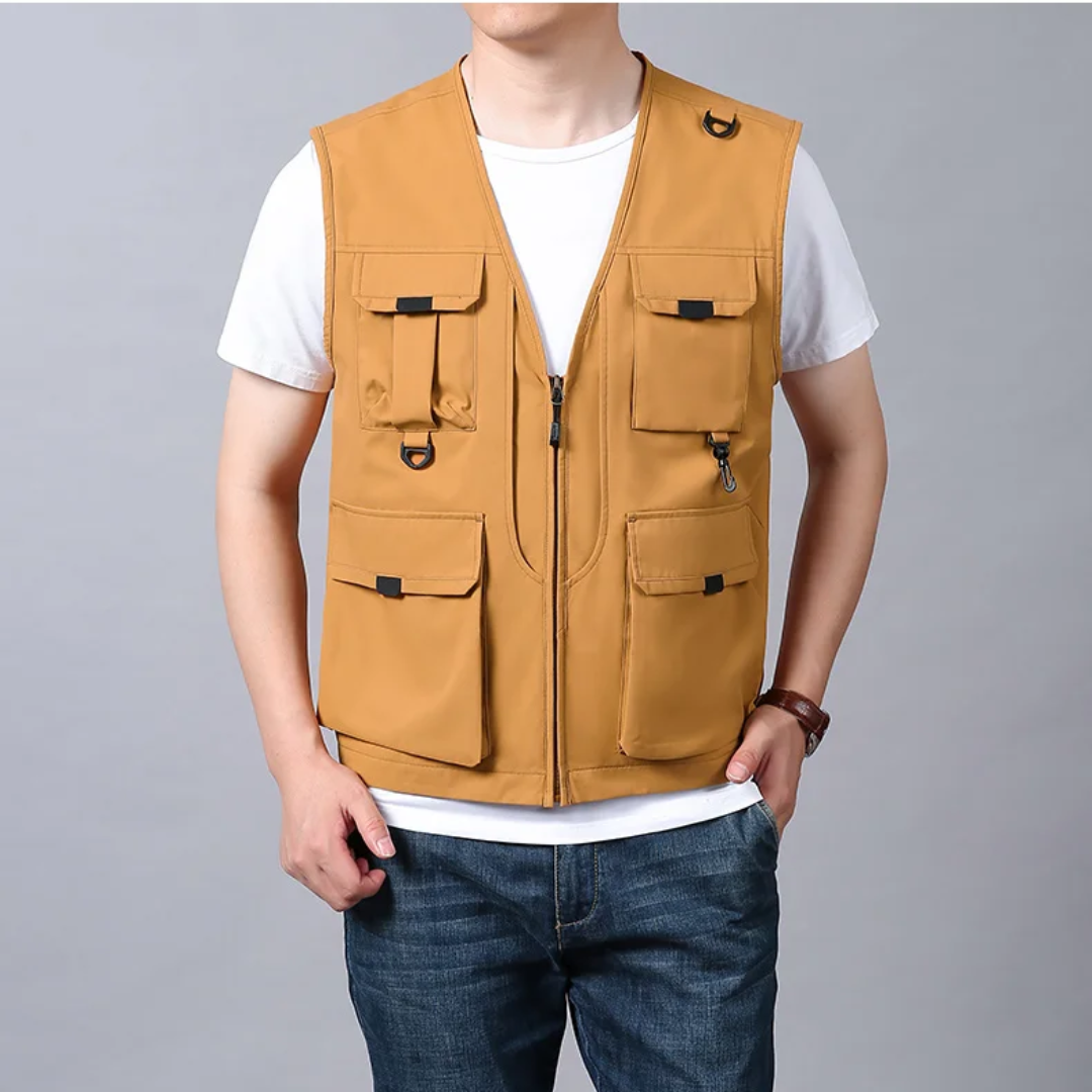Hudson – Breathable cargo vest with multiple pockets