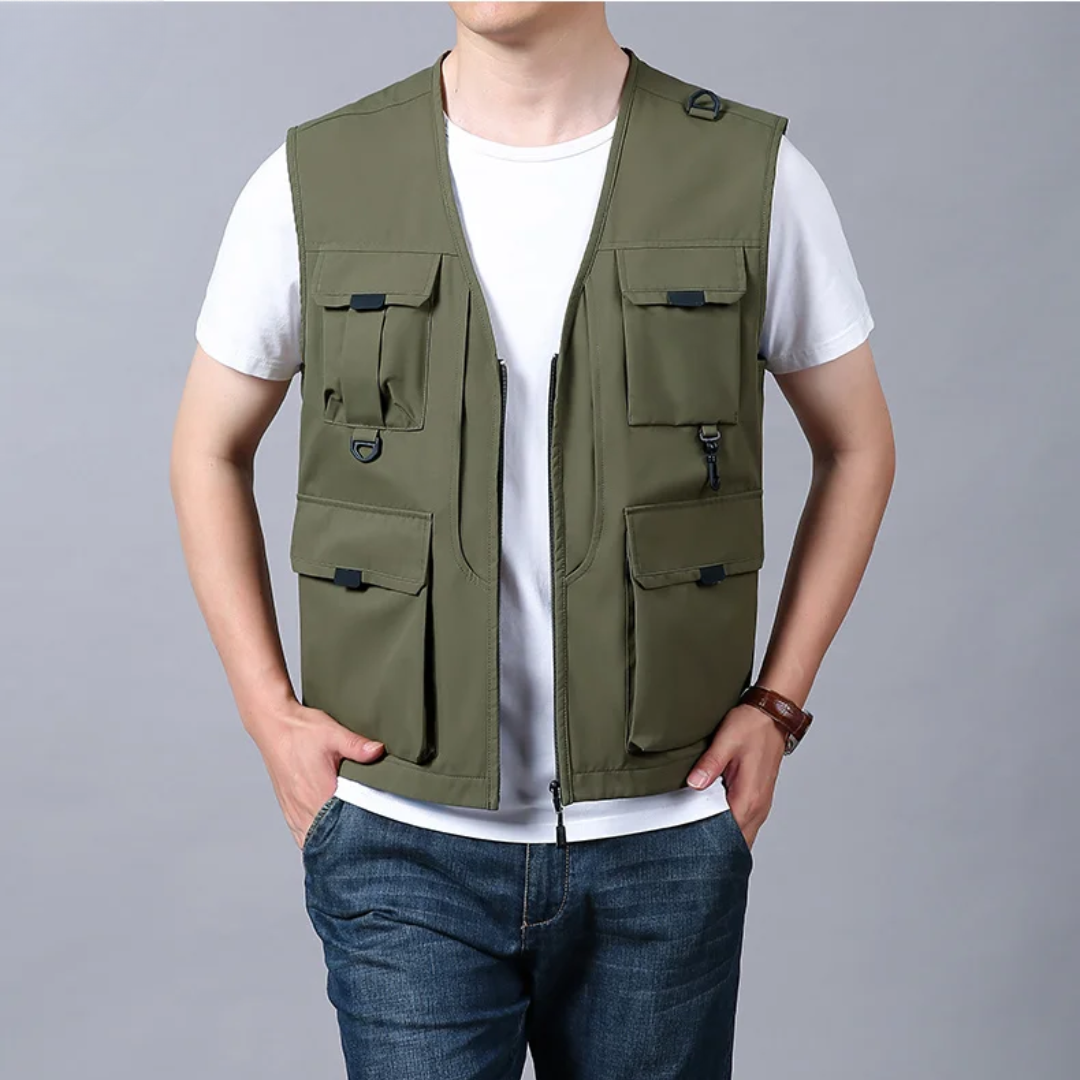 Hudson – Breathable cargo vest with multiple pockets