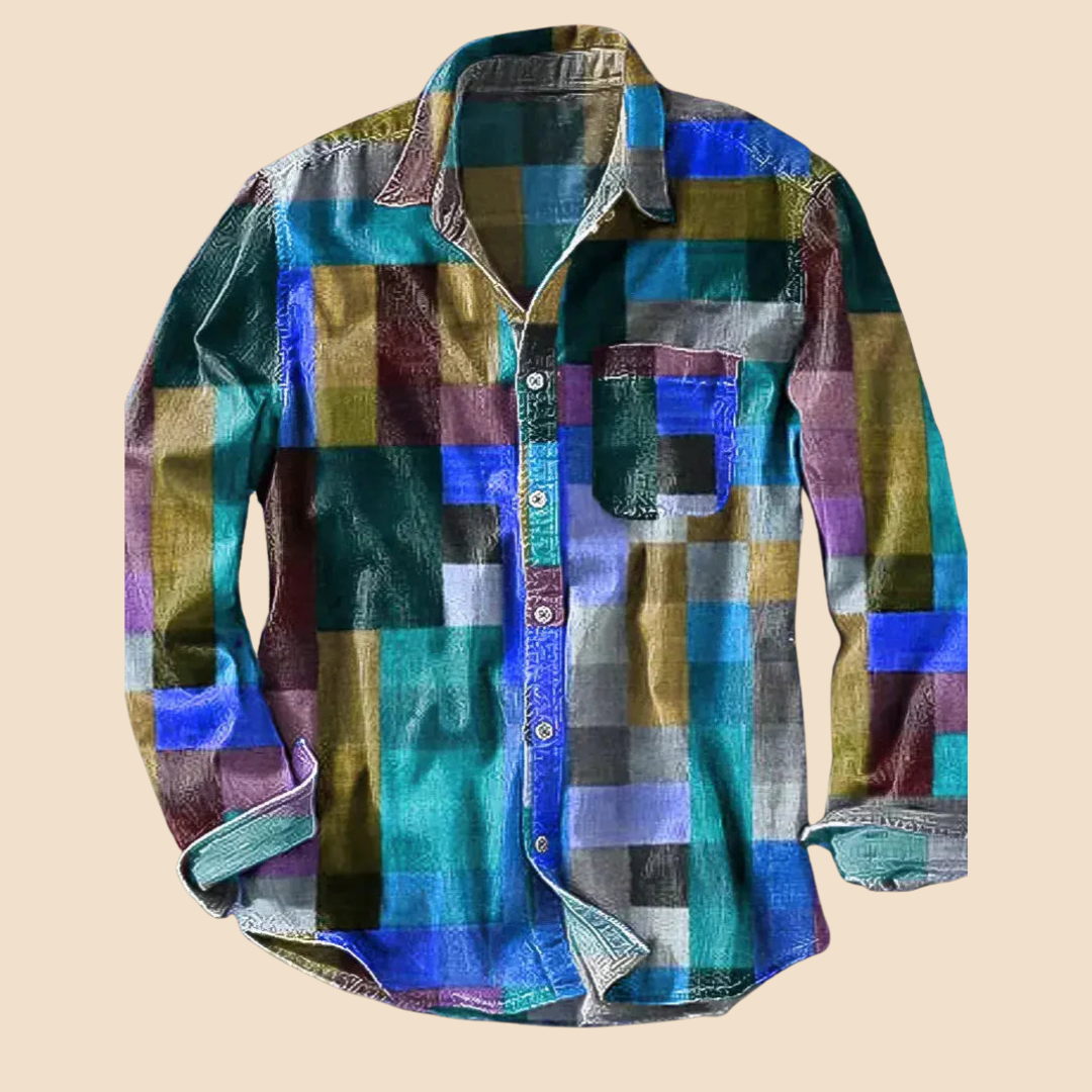 Austin - Vintage Rainbow Shirt
