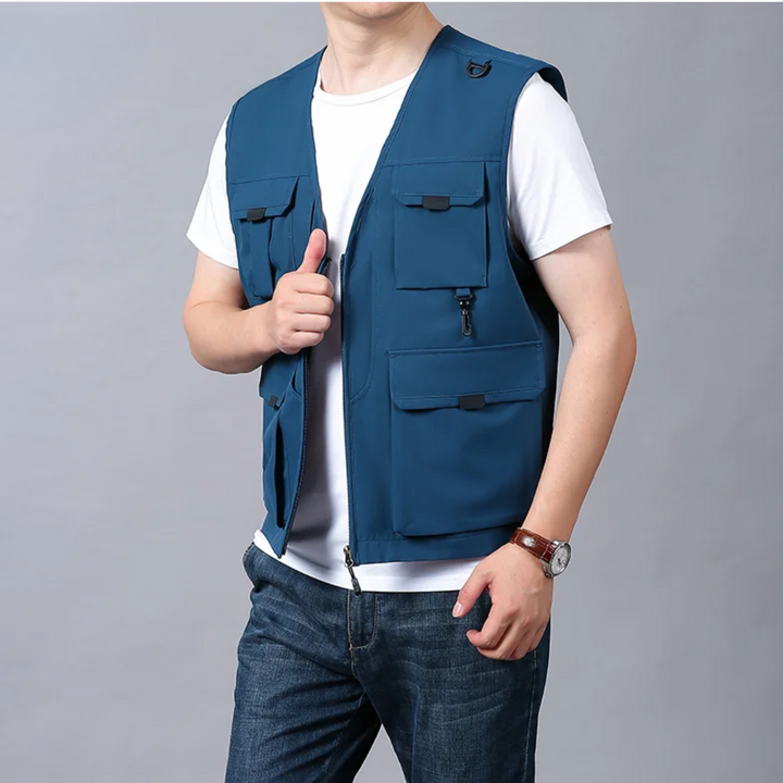 Hudson – Breathable cargo vest with multiple pockets
