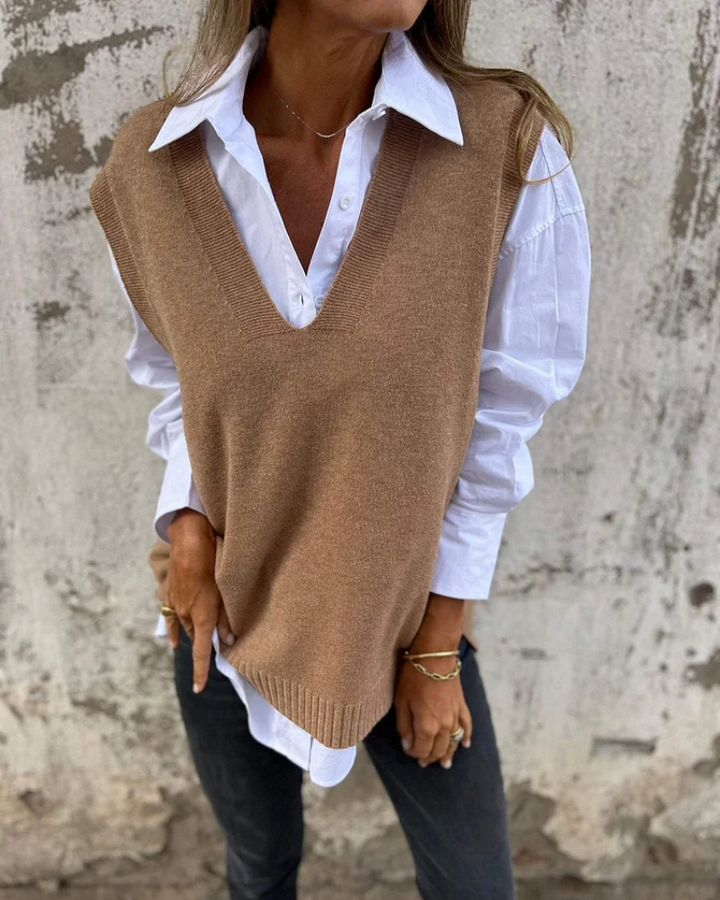 Emma - Knit Sweater Vest