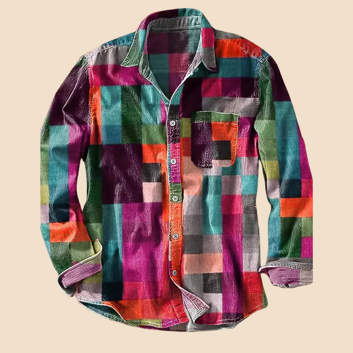 Austin - Vintage Rainbow Shirt