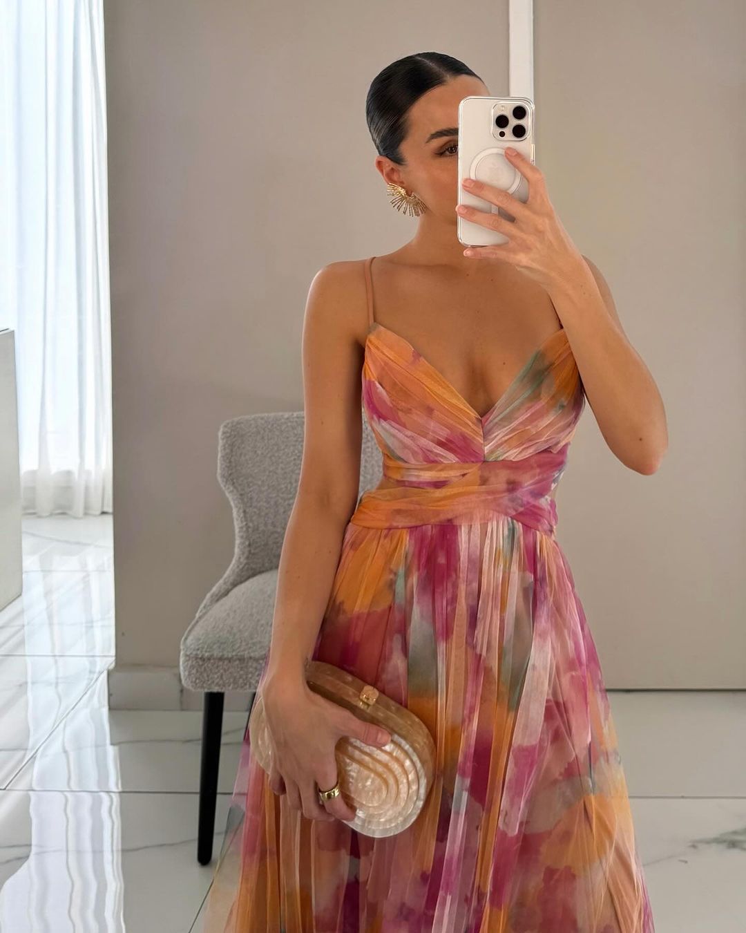 Samara - Enchanting Maxi Dress with Floral Print