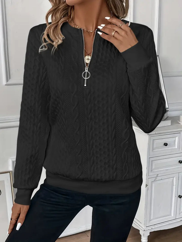 Chloe - Elegant Jumper with Zip
