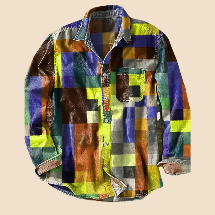 Austin - Vintage Rainbow Shirt