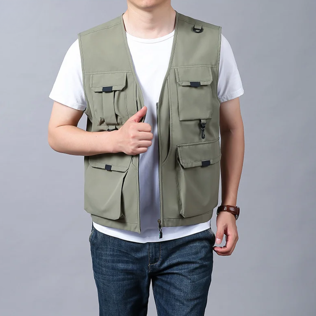 Hudson – Breathable cargo vest with multiple pockets